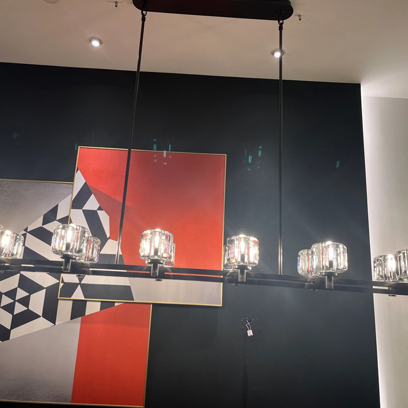 Zachary Double Linear Chandelier 54”