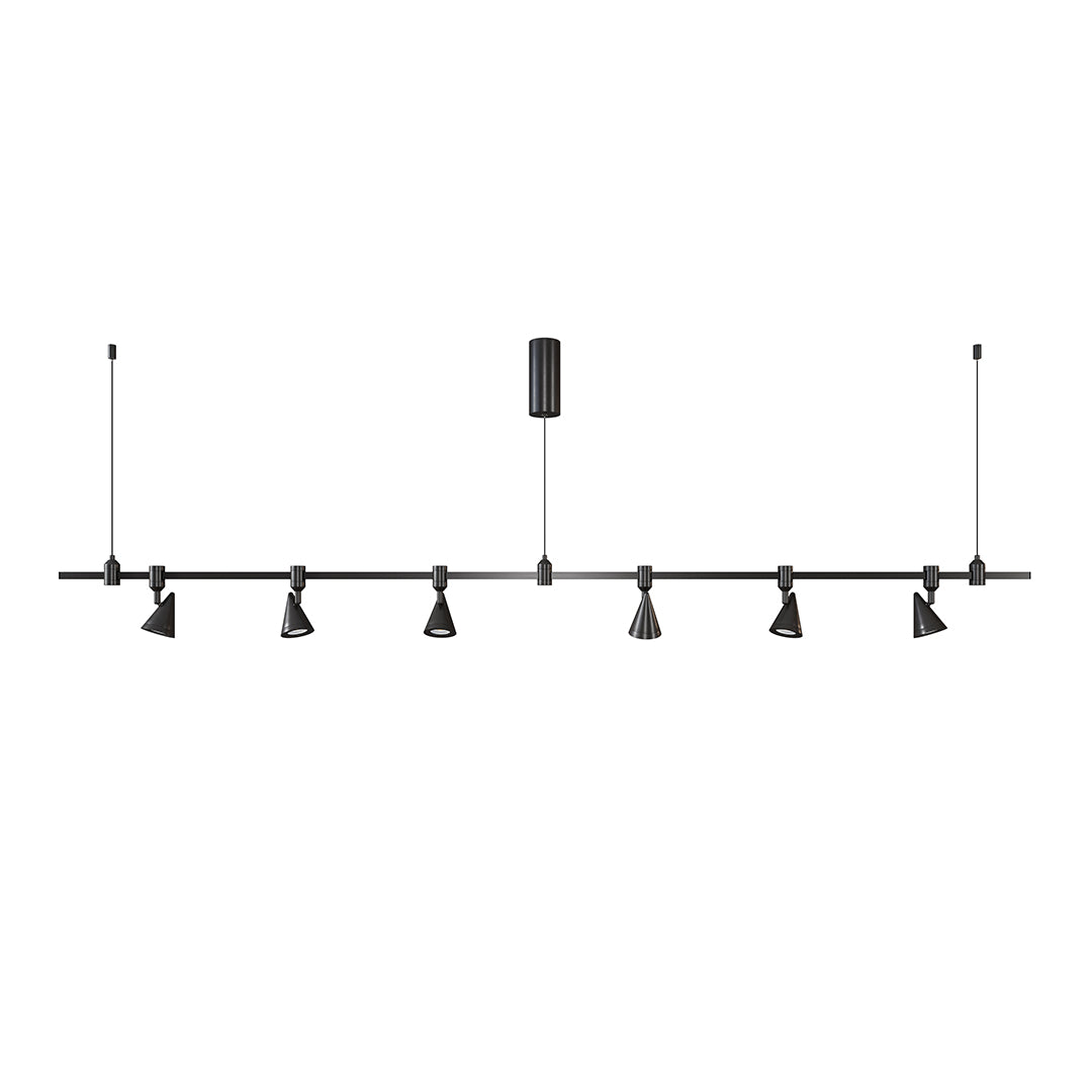 Dining Room/Living Room Linear Taper Spot Track Light Chandelier