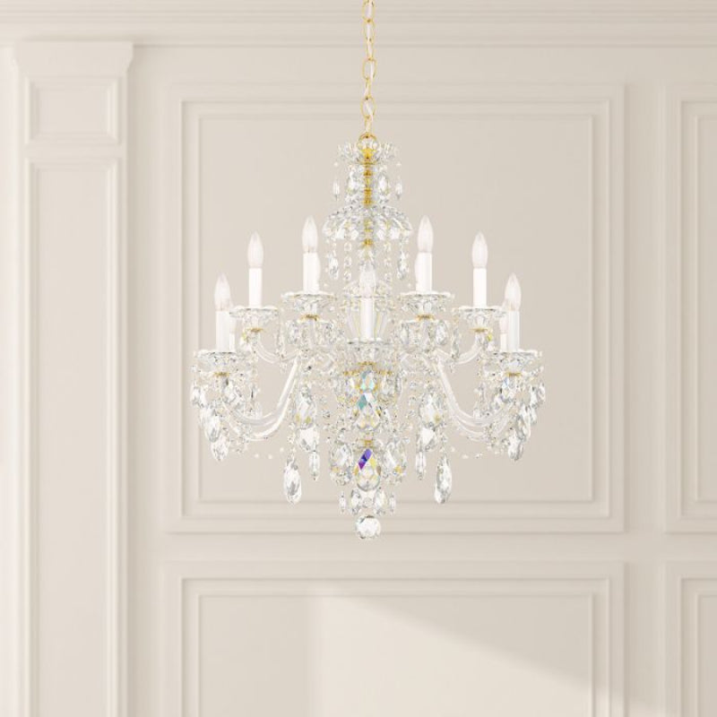 Aria 3601 Sterling 12-lt 29" Chandelier