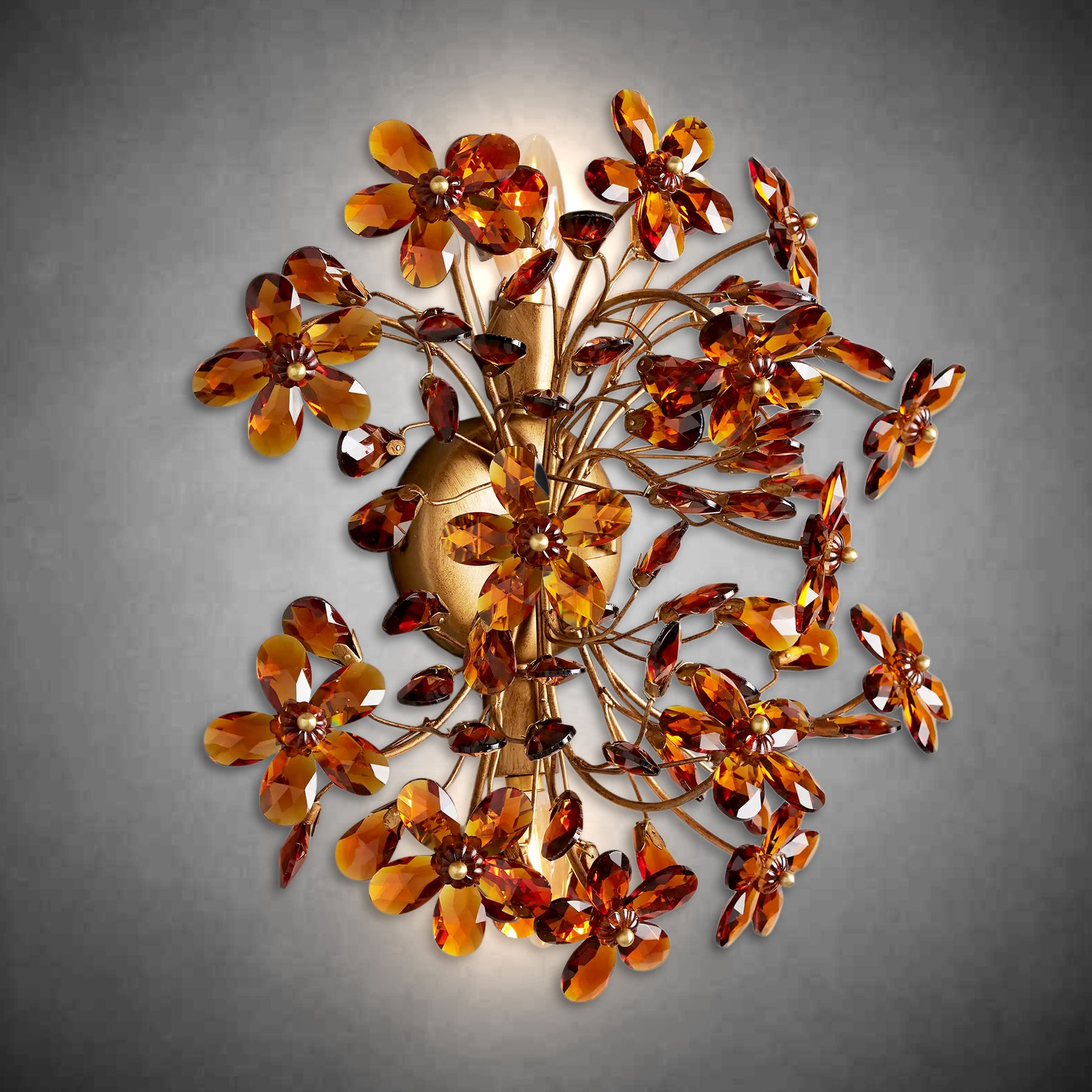 Fiore Colored 2-Light Wall Sconce 14"H