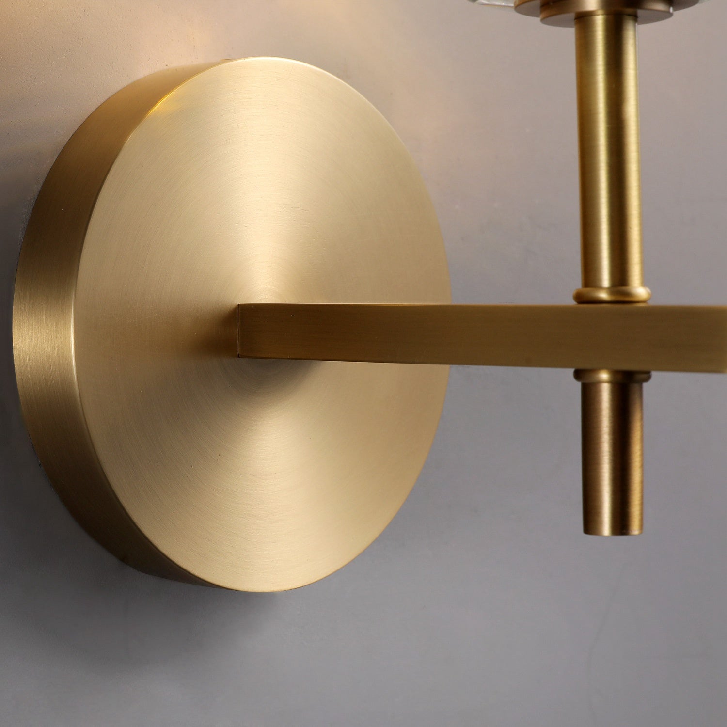 Bille De Clear Crystal Ball Wall Sconce 9"H