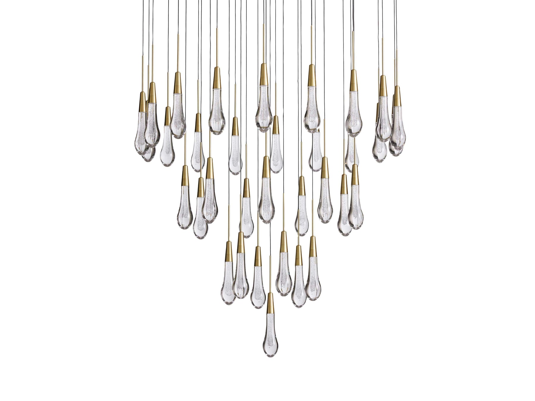 Soltaire Round Chandelier 17" 24" 36“ 58“