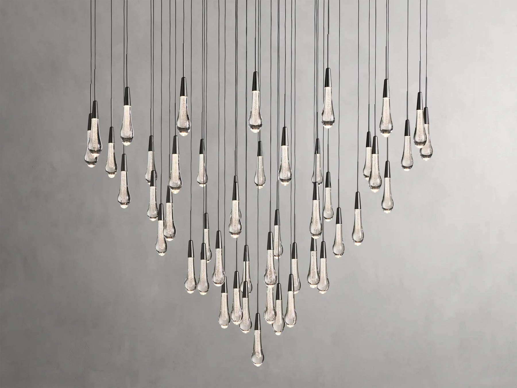 Soltaire Round Chandelier 17" 24" 36“ 58“