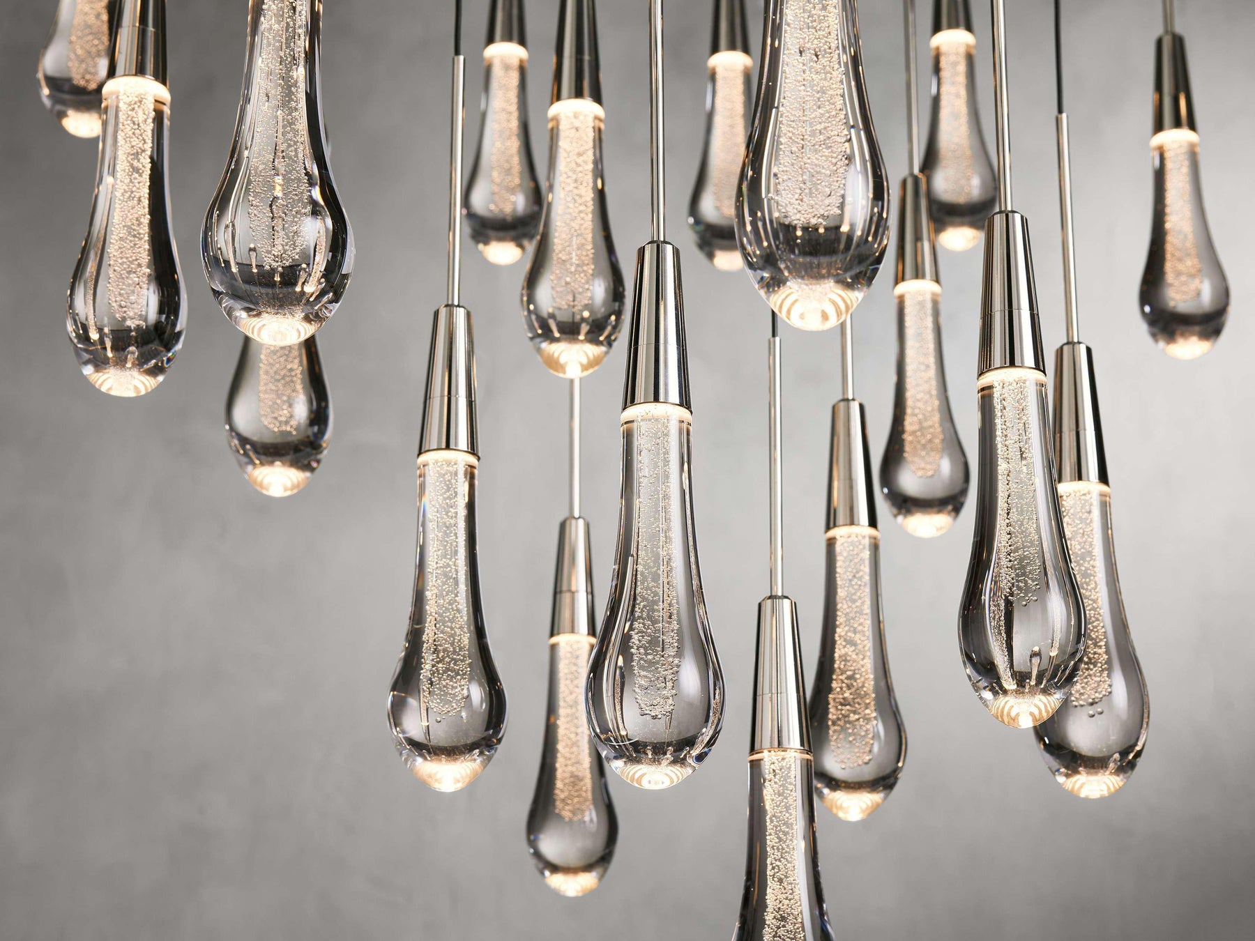 Soltaire Round Chandelier 17" 24" 36“ 58“