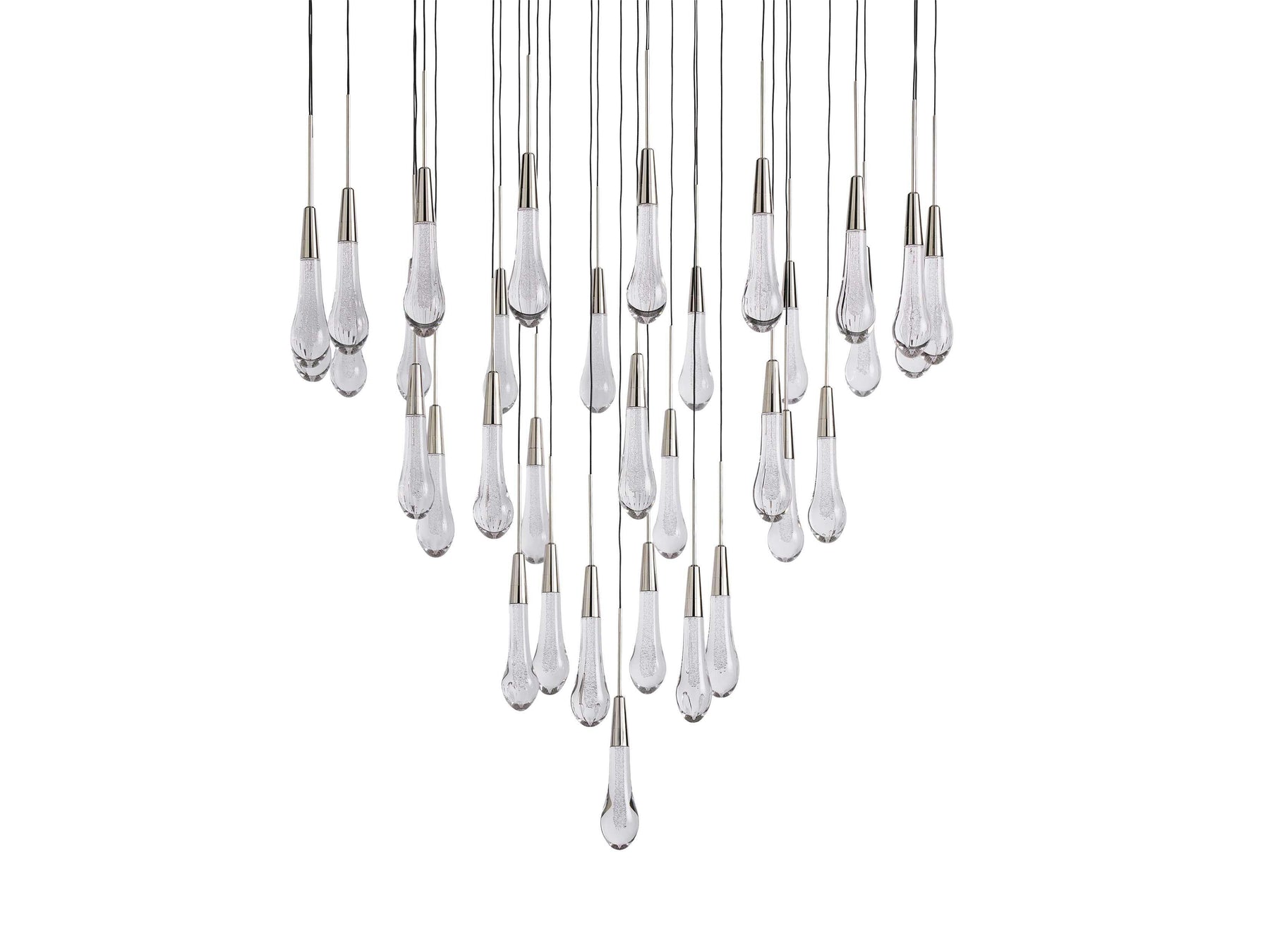 Soltaire Round Chandelier 17" 24" 36“ 58“