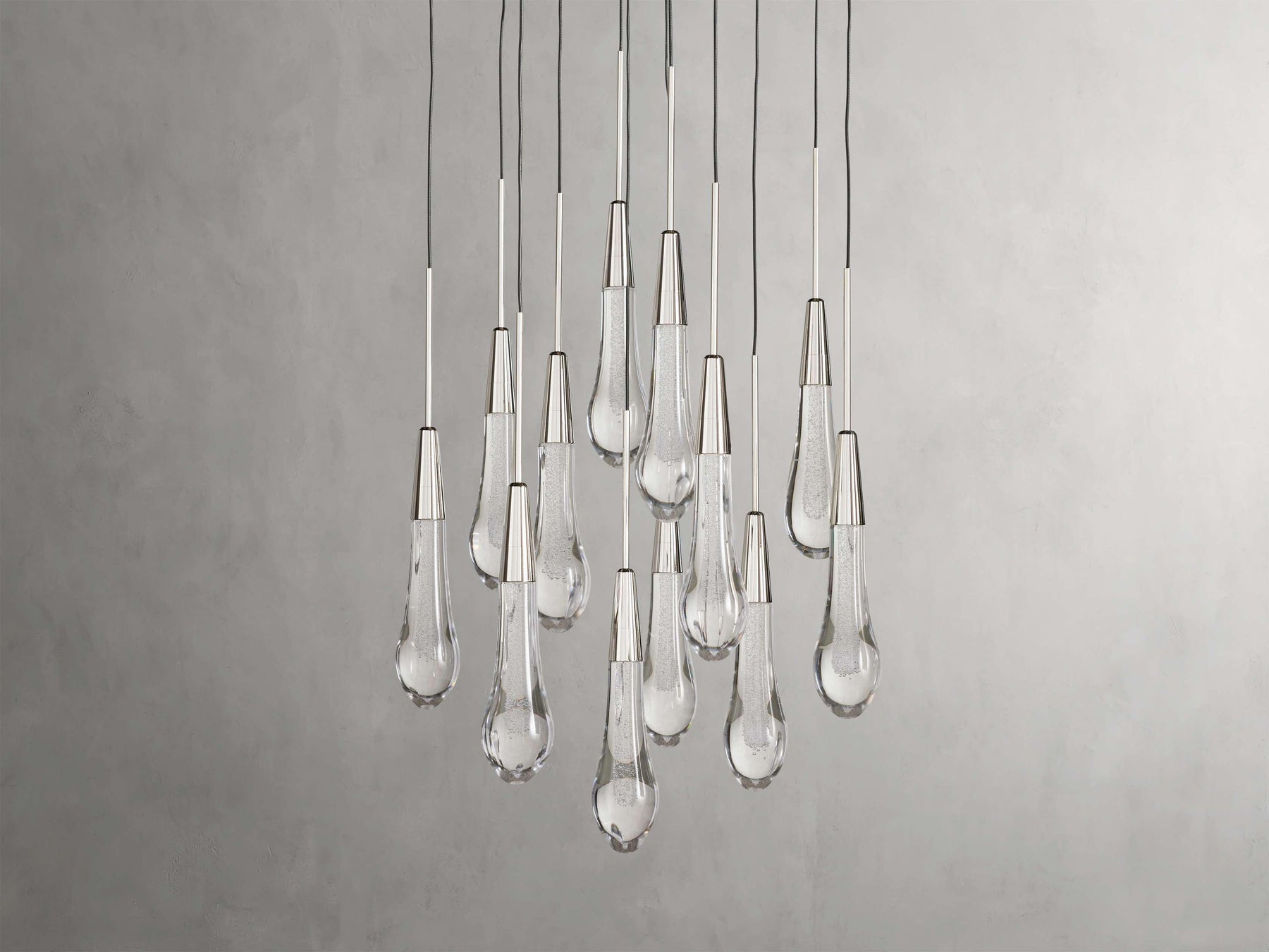 Soltaire Round Chandelier 17" 24" 36“ 58“