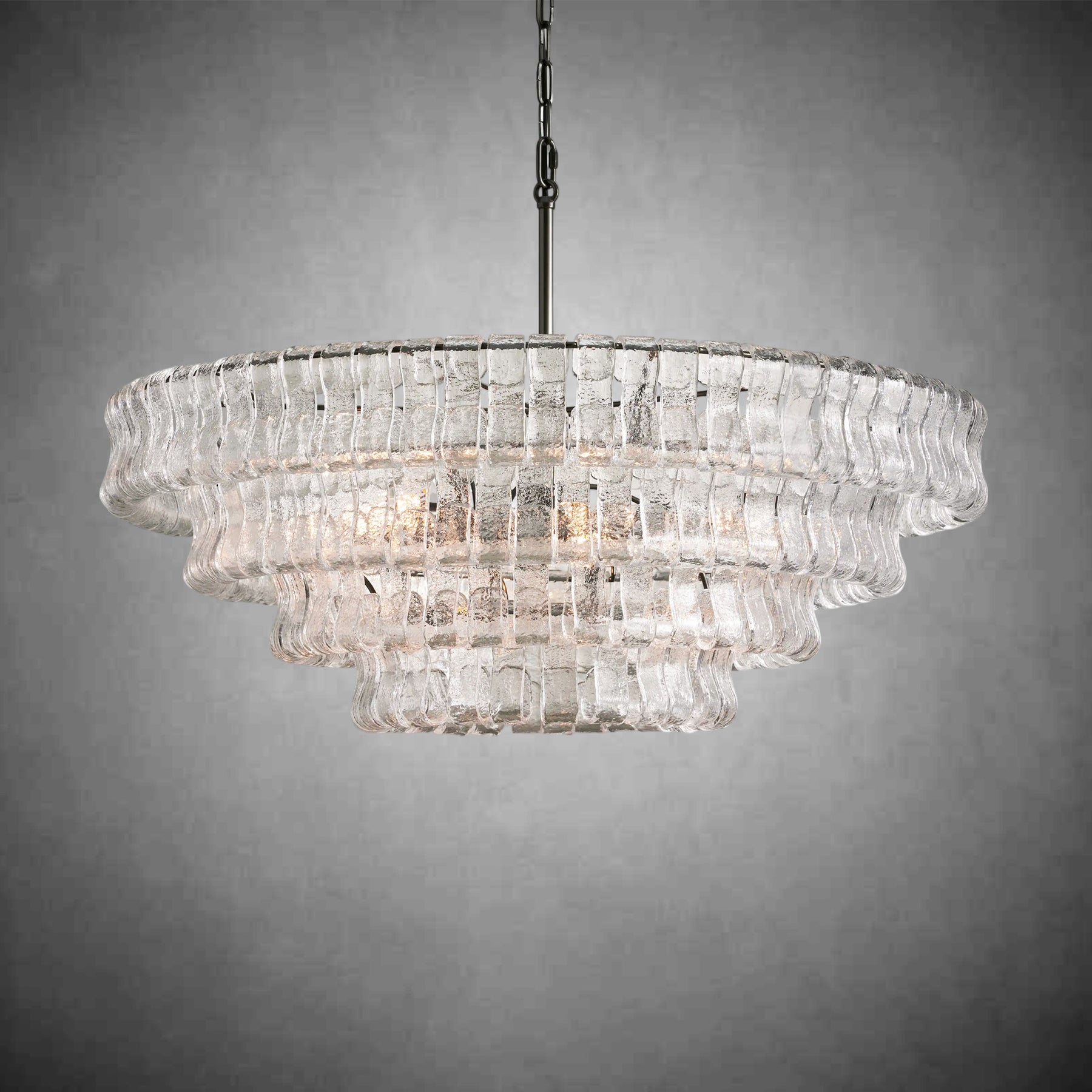 Ghiaccio Round Chandelier 24'' 36''48'' 60''