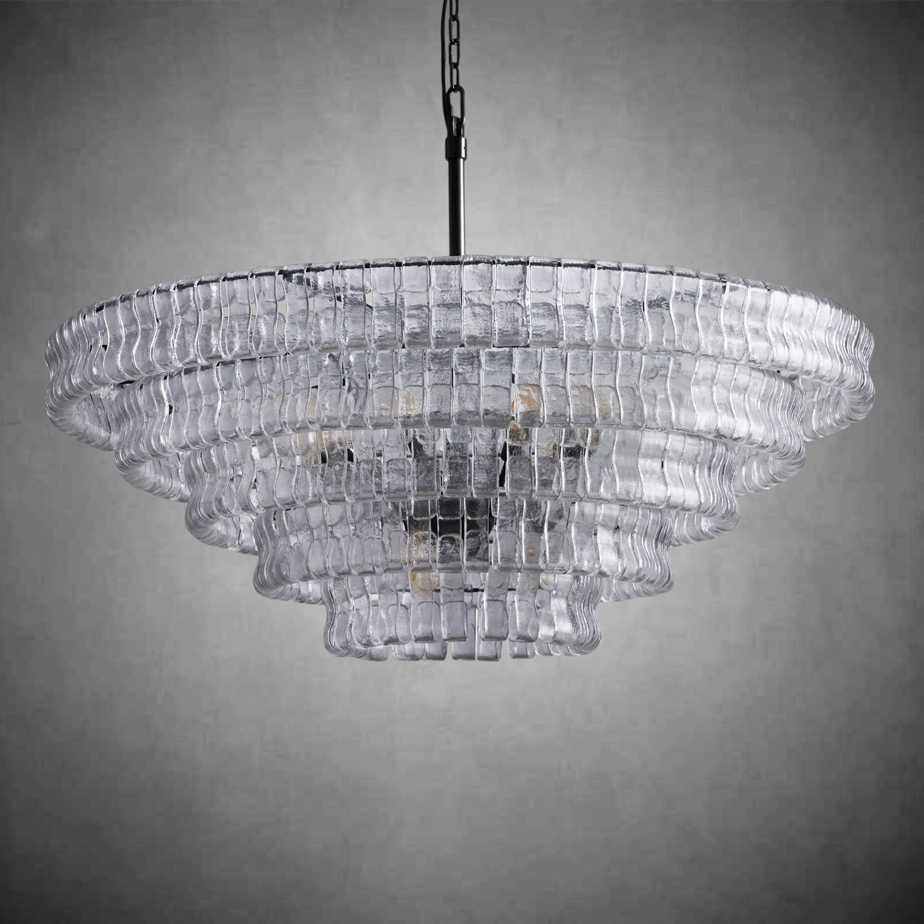Ghiaccio Round Chandelier 24'' 36''48'' 60''