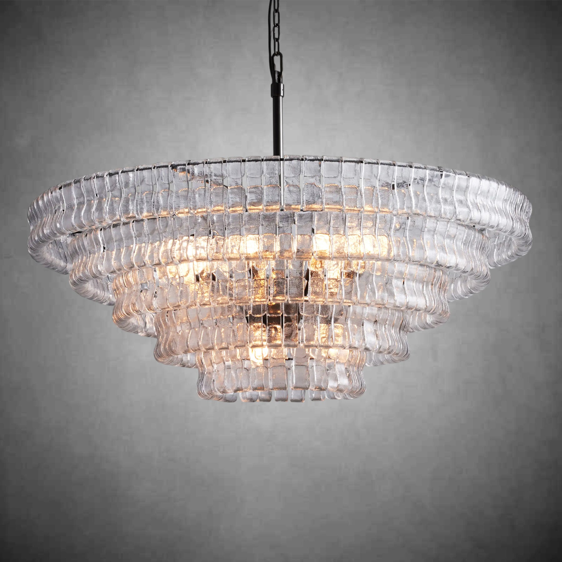 Ghiaccio Round Chandelier 24'' 36''48'' 60''
