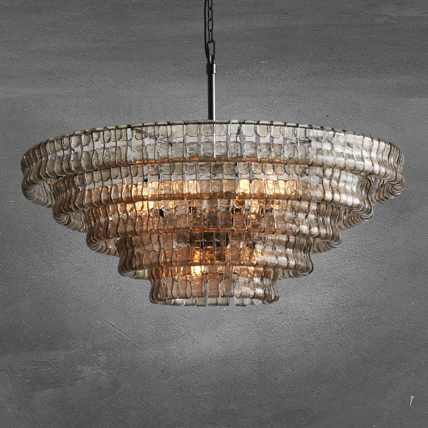 Ghiaccio Round Chandelier 24'' 36''48'' 60''