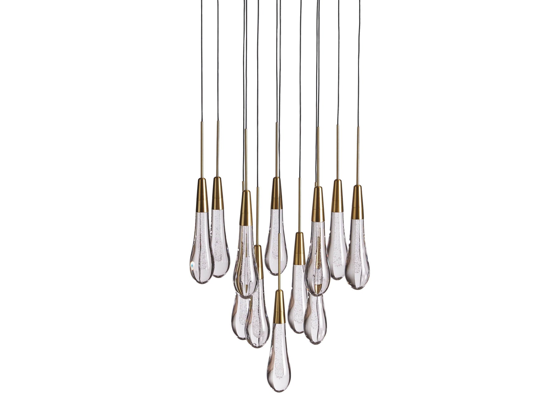 Soltaire Round Chandelier 17" 24" 36“ 58“