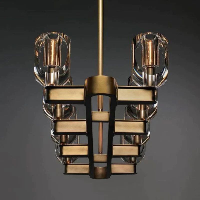 Cono Crystal 8-Lights Dining Pendant