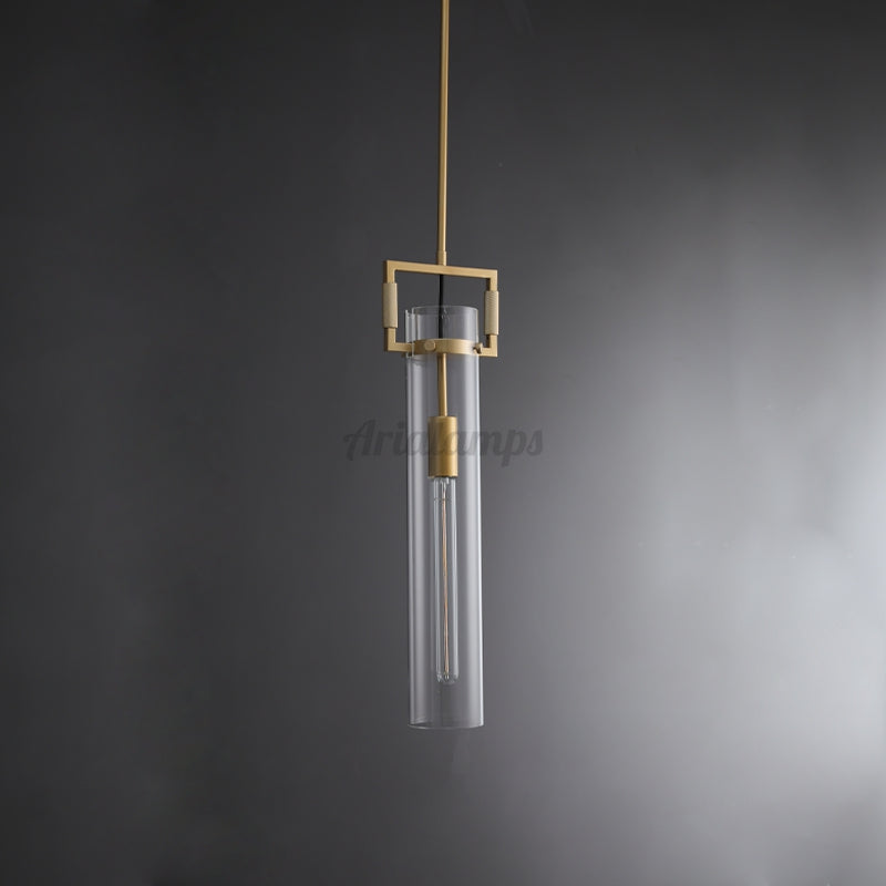 Funda Glass Cylindrical Pendant Light