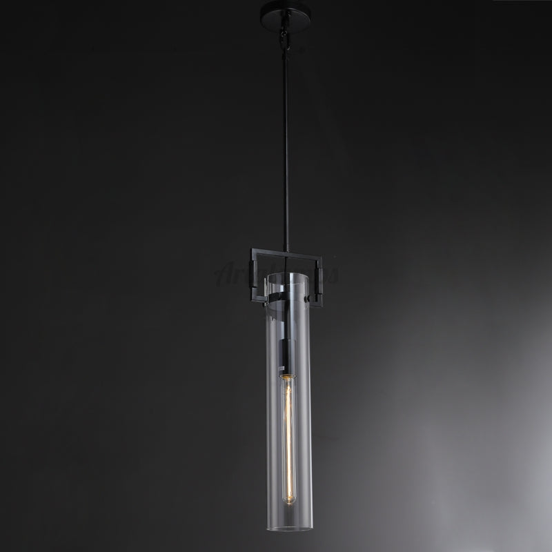 Funda Glass Cylindrical Pendant Light