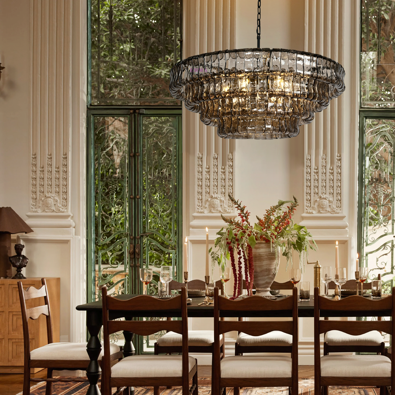 Ghiaccio Round Chandelier 24'' 36''48'' 60''