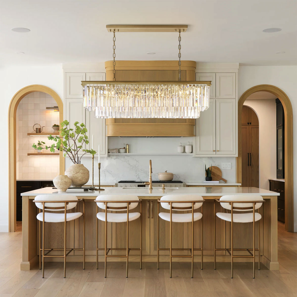 Odeon Crystal 2-Layer Rectangle Chandelier