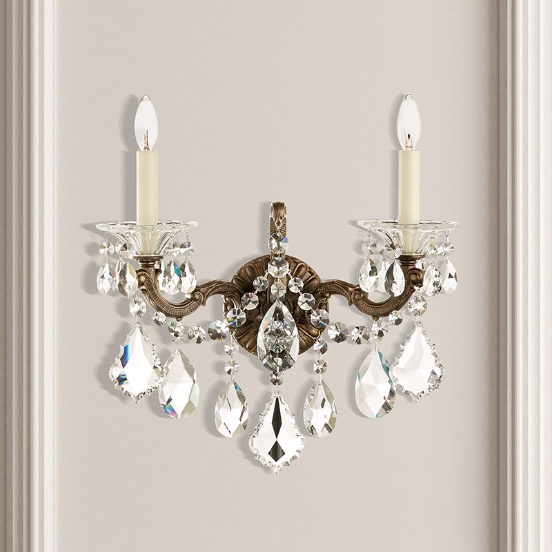 Aria 5001 La Scala 2-lt 17" Tall Wall Sconce
