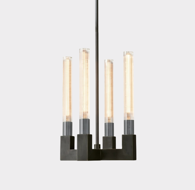 Candlestick Pendant 12" SQ
