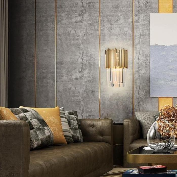 Aria Enoch Crystal Grand Wall Sconce