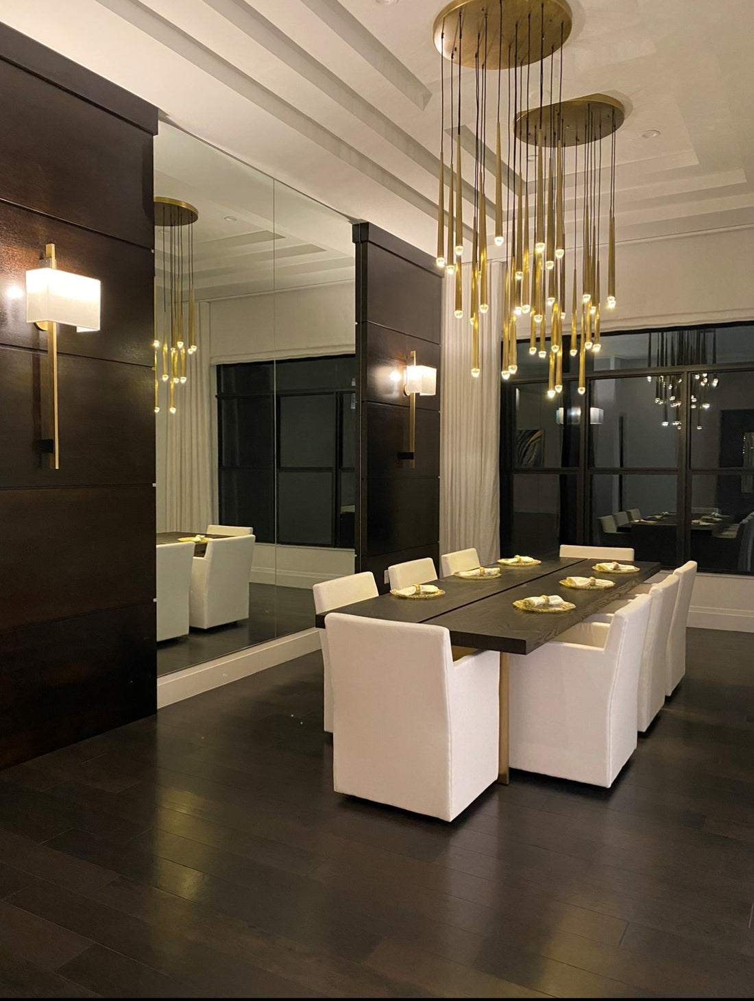 Aquitania Round Chandelier 24" 30" 48"