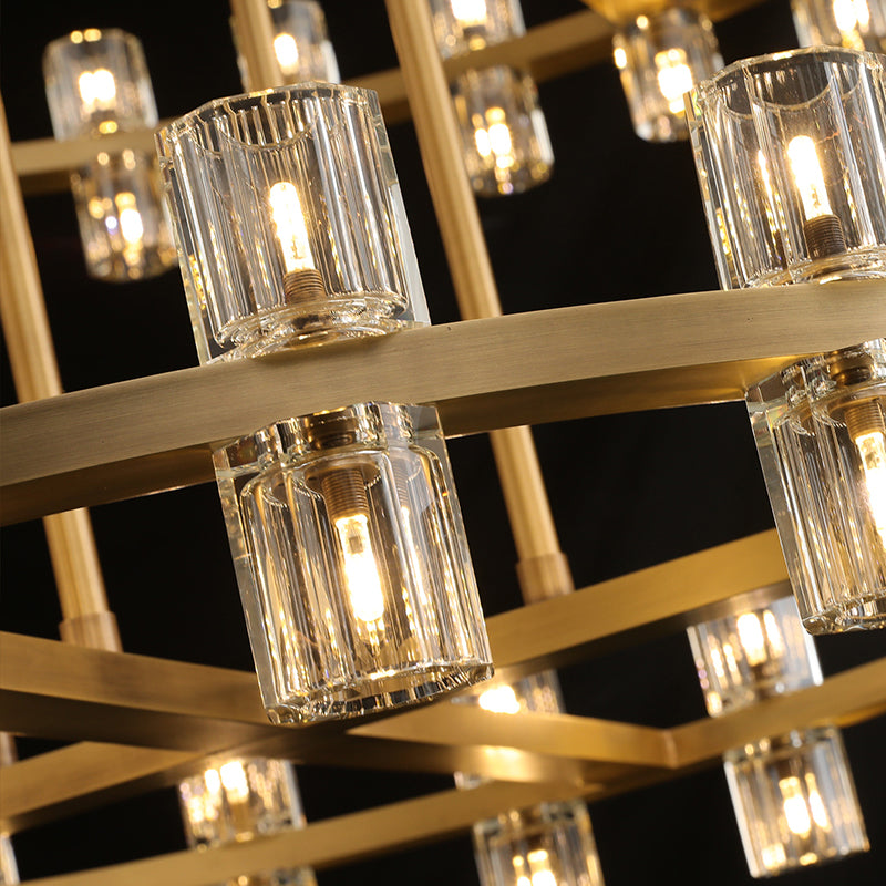 Reger Crystal 2-Tier Round Chandelier 60“