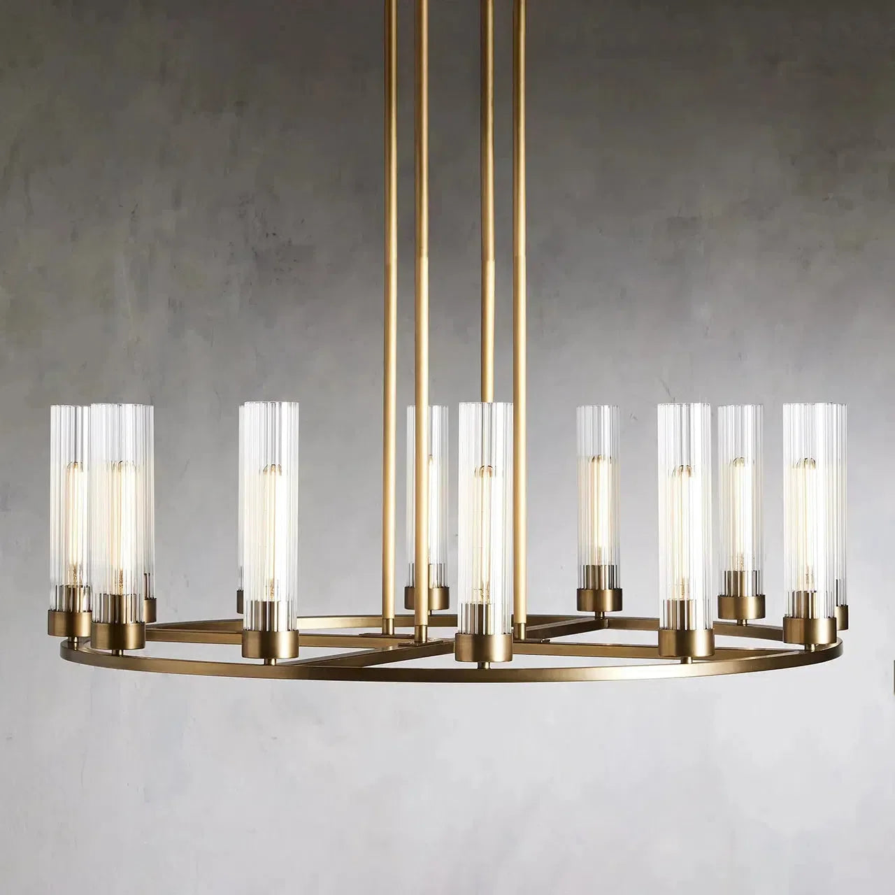 Andreas Round Chandelier 10/12 Light