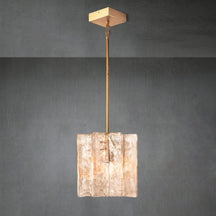 Lattic Smoke Glass Pendant