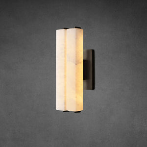 Auduban Alabaster Double Sconce - Arialamps