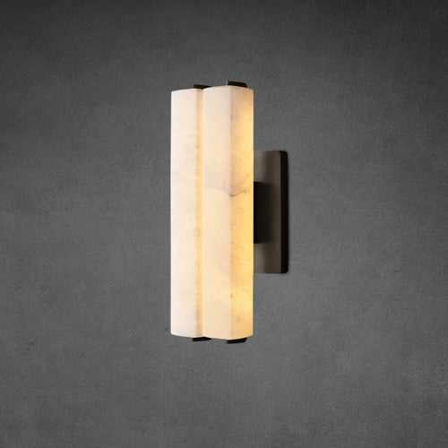 Auduban Alabaster Double Sconce - Arialamps