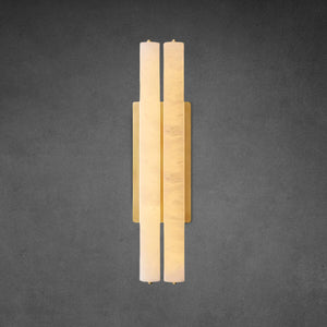 Auduban Alabaster Double Sconce - Arialamps