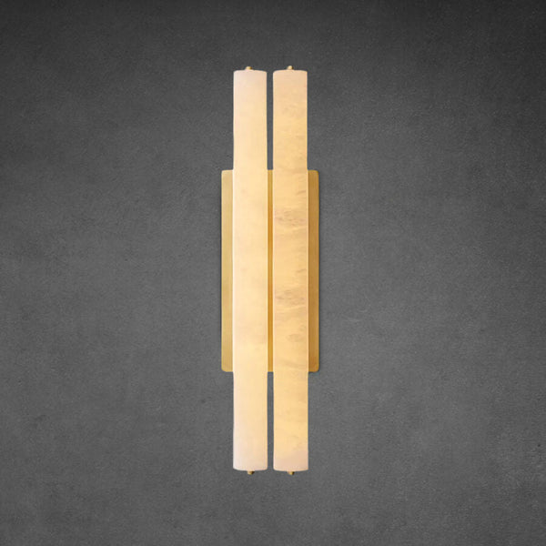 Auduban Alabaster Double Sconce - Arialamps