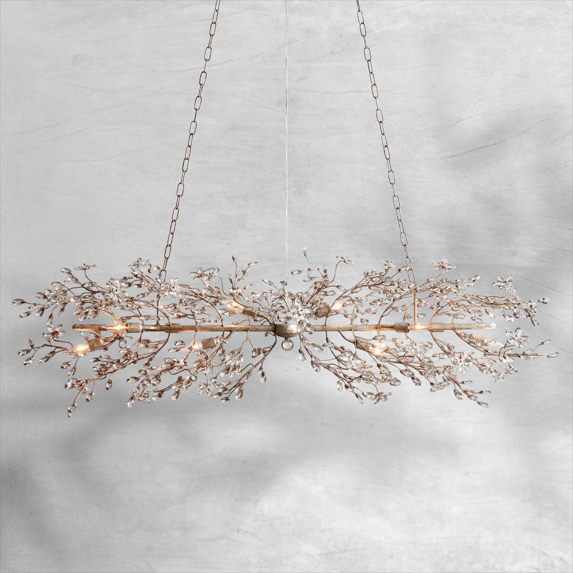 Fiore Linear Chandelier 43"51"68"