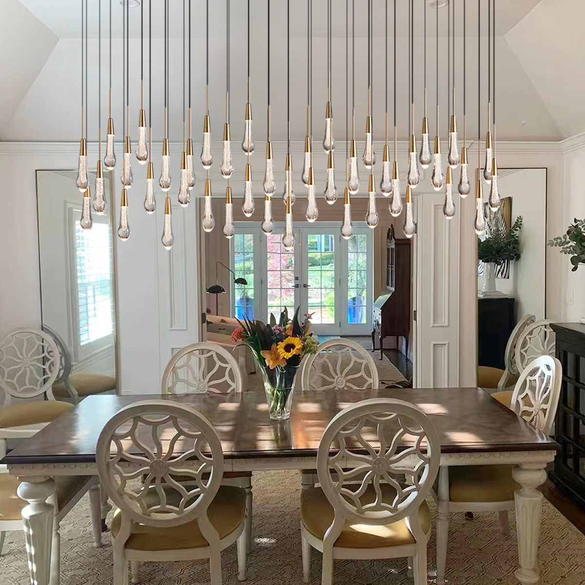 Soltaire Linear Chandelier 37"50"70"