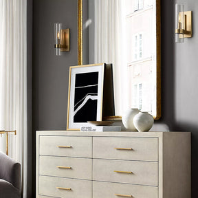 Nova Glass 2-Head Wall Sconce