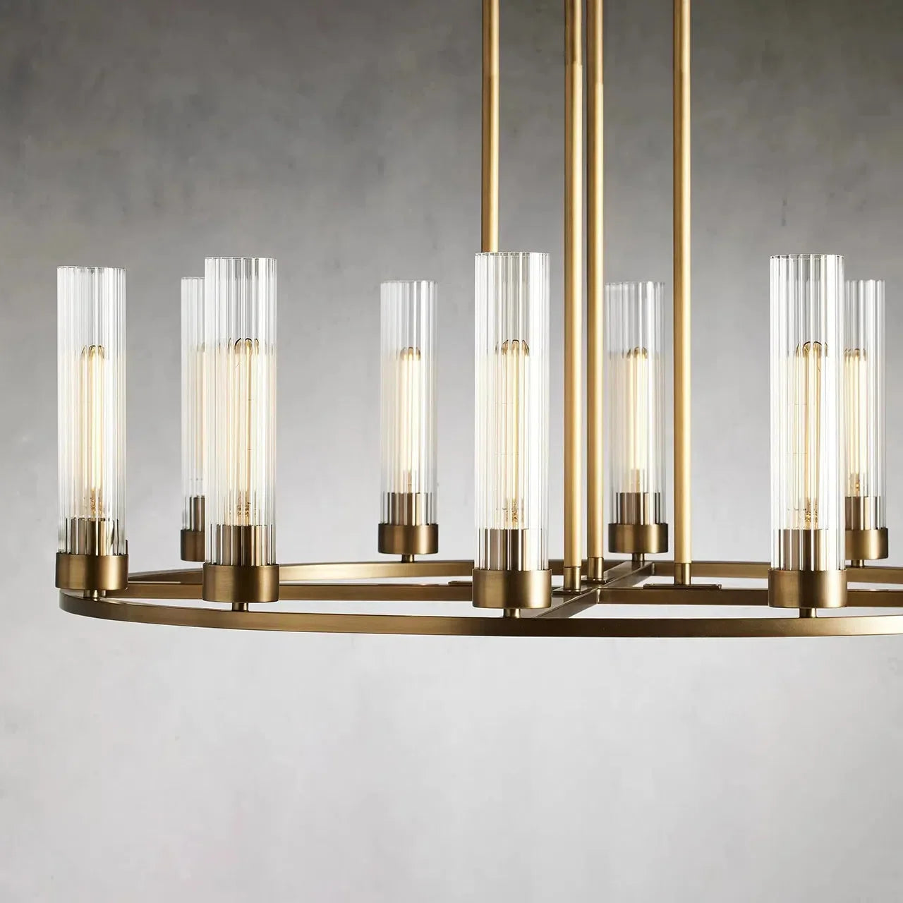 Andreas Round Chandelier 10/12 Light