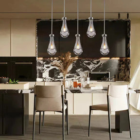 Raindrop Linear Chandelier 5-Light 36''