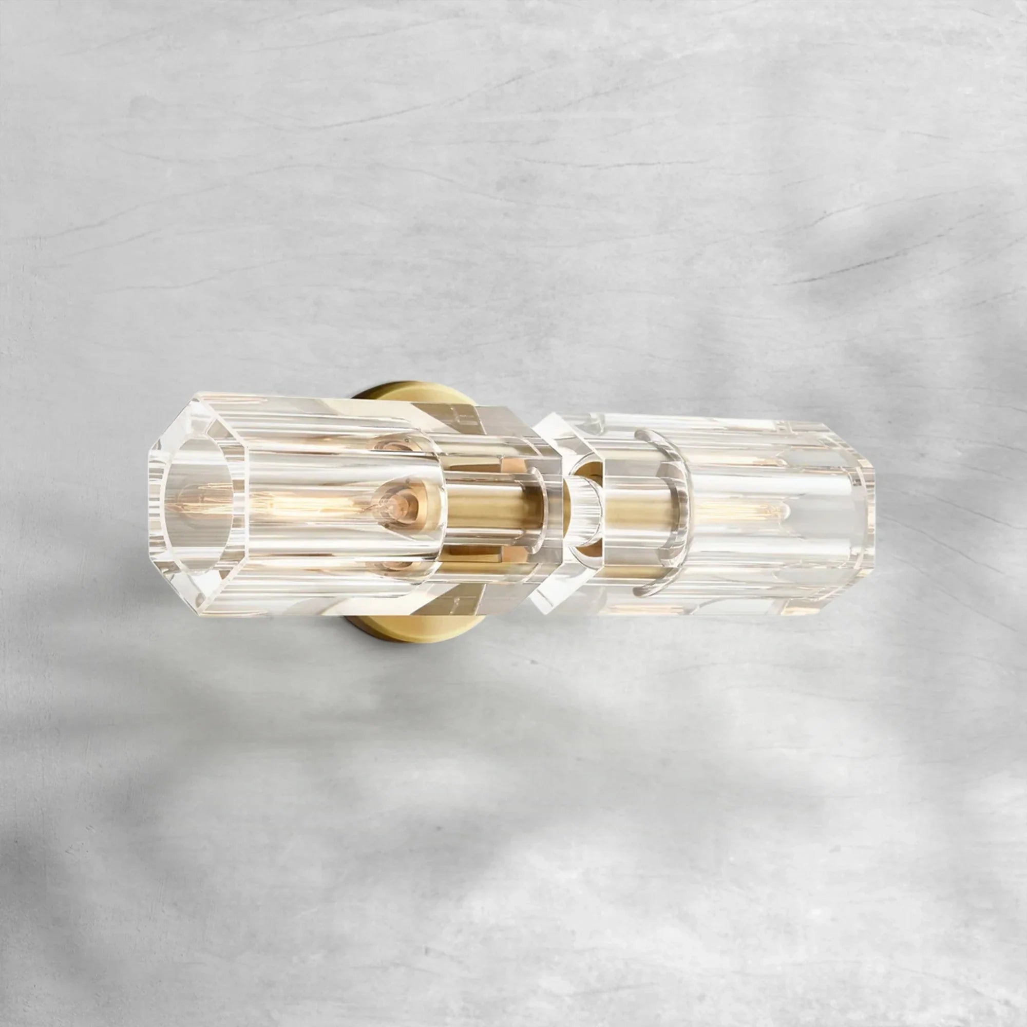 Arcachen Crystal 2 Lights Wall Sconce