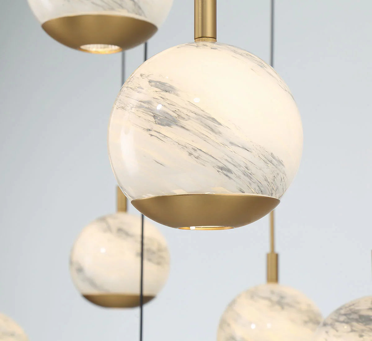 Baveno 30 Light Round LED Chandelier