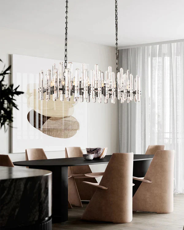 Bonington Rectangular chandelier 54” 72"