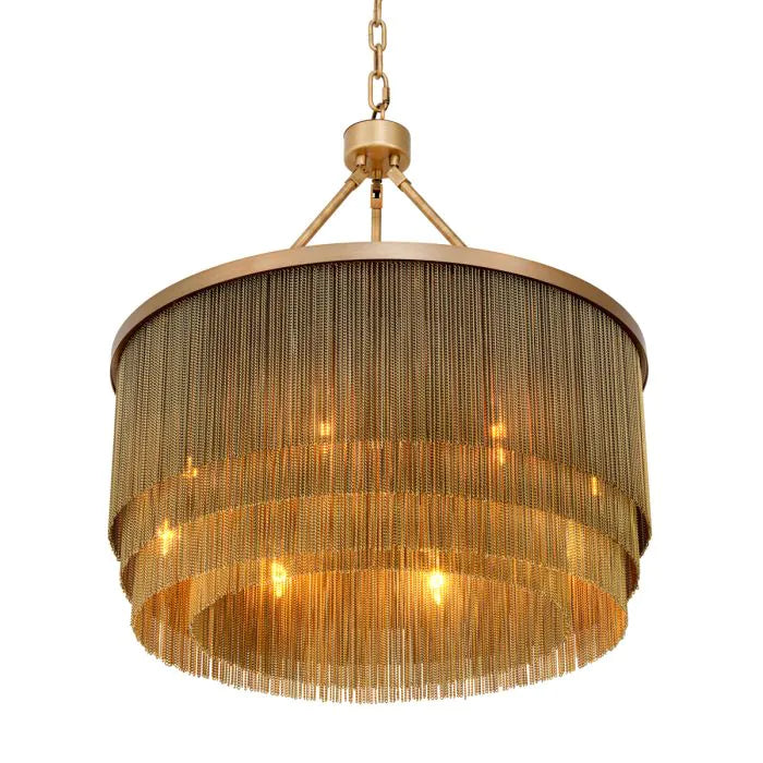 AR Chandelier Tissot S - Antique Brass Finish