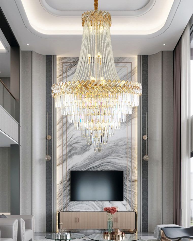 Aria Tiered Crystal Chandelier