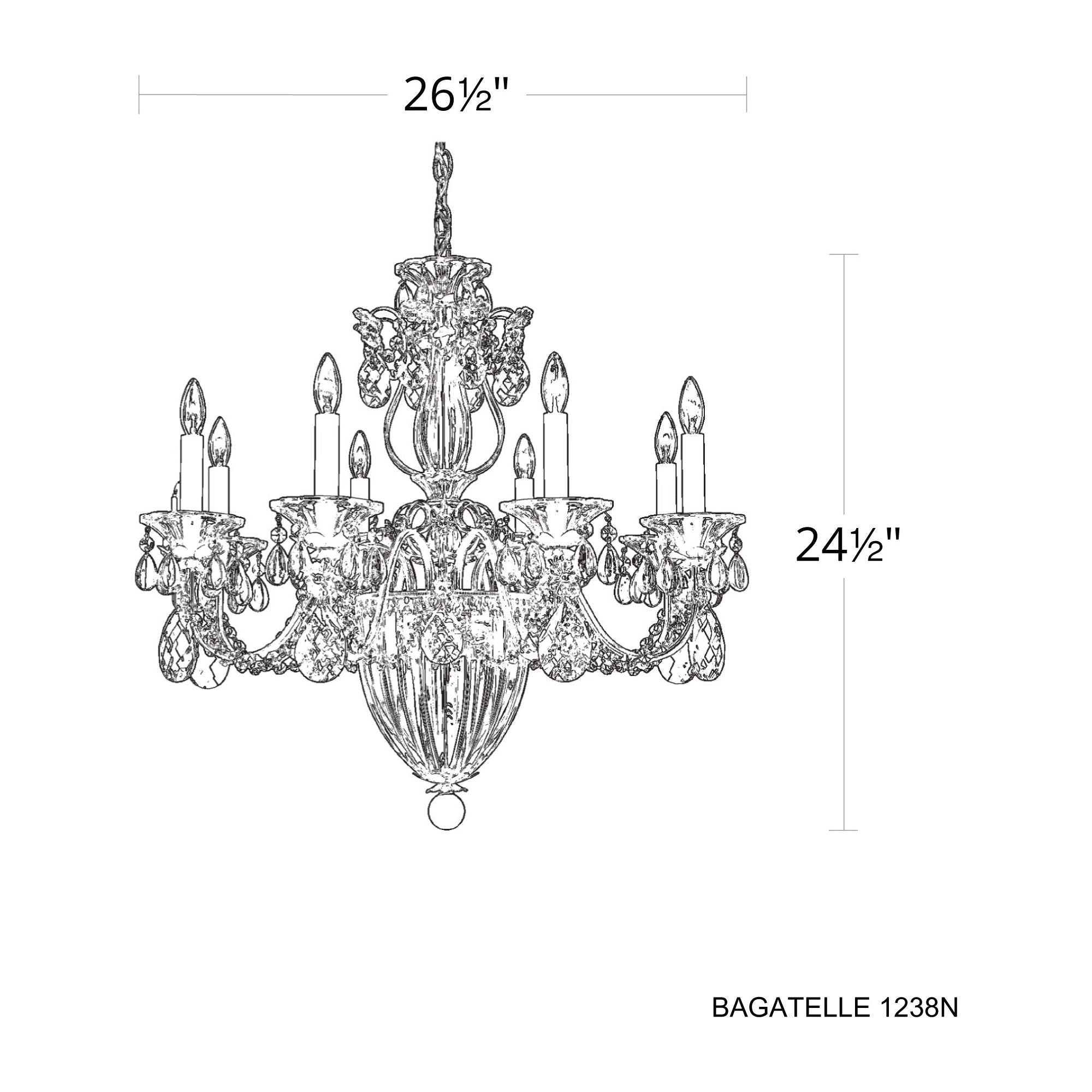 Bagate 11-Light Chandelier