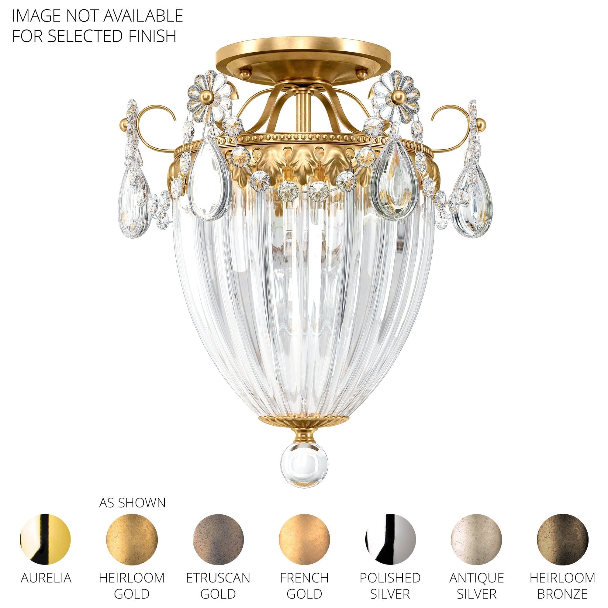 Bagate 3-Light Close-to-Ceiling