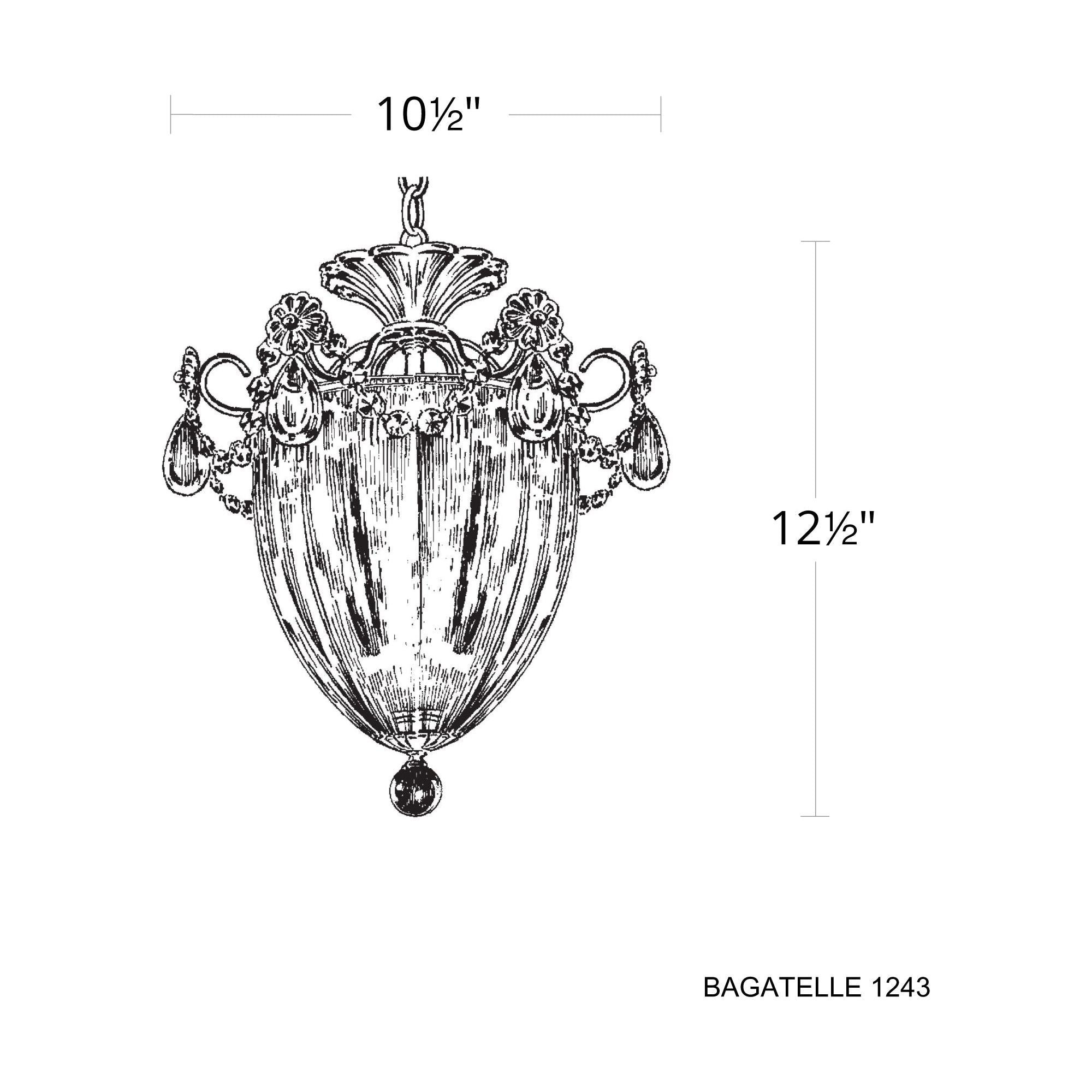 Bagate 3-Light Mini Pendant