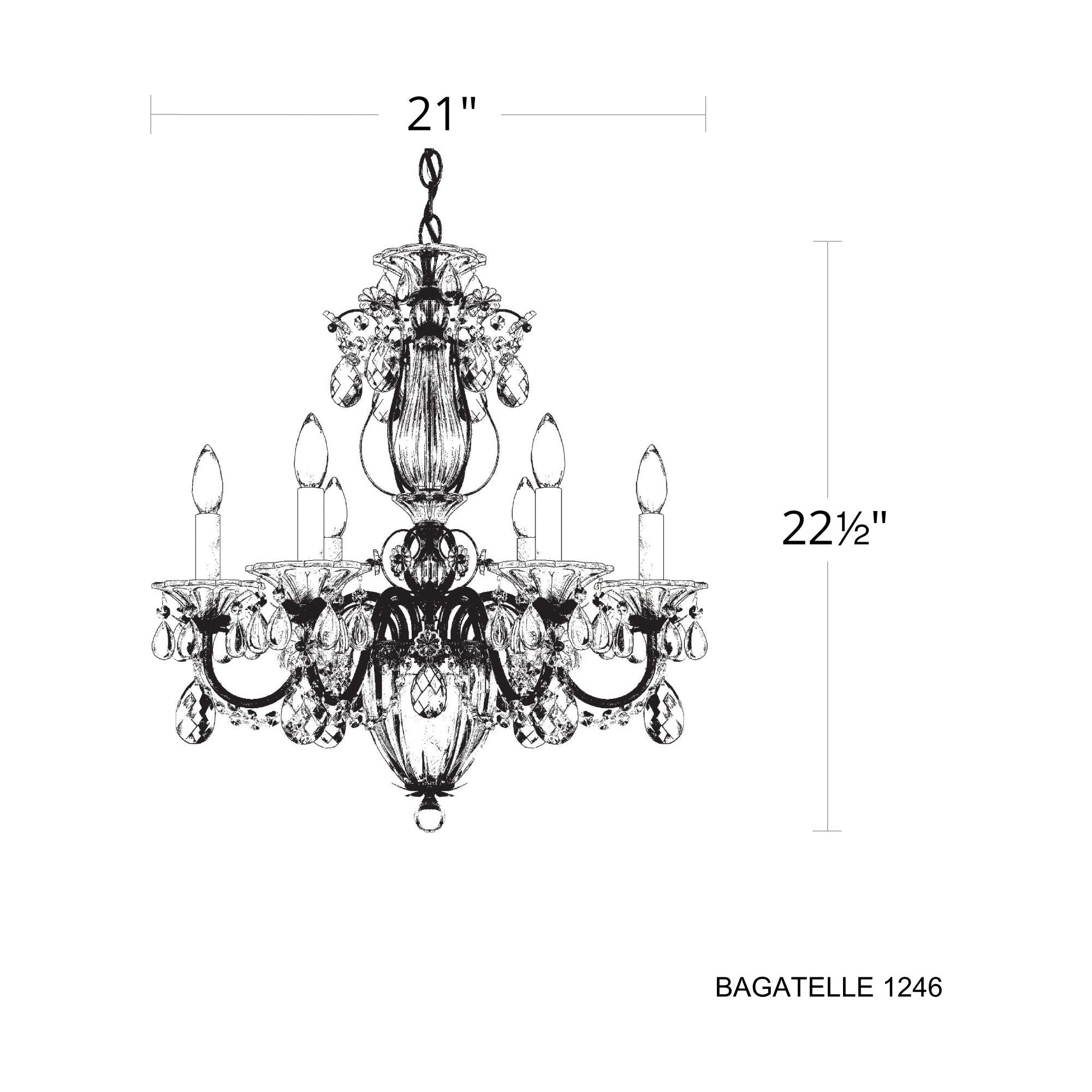 Bagate 7-Light Chandelier