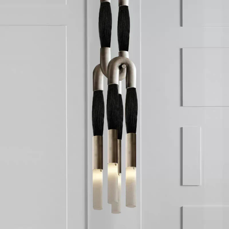 Heritage Horsehair 4-Light Pendant