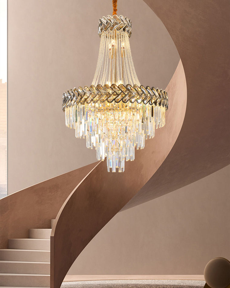 Aria Tiered Crystal Chandelier