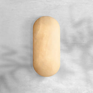 Rivaga Lisse Alabaster Sconce 14" 18" 24" - Arialamps