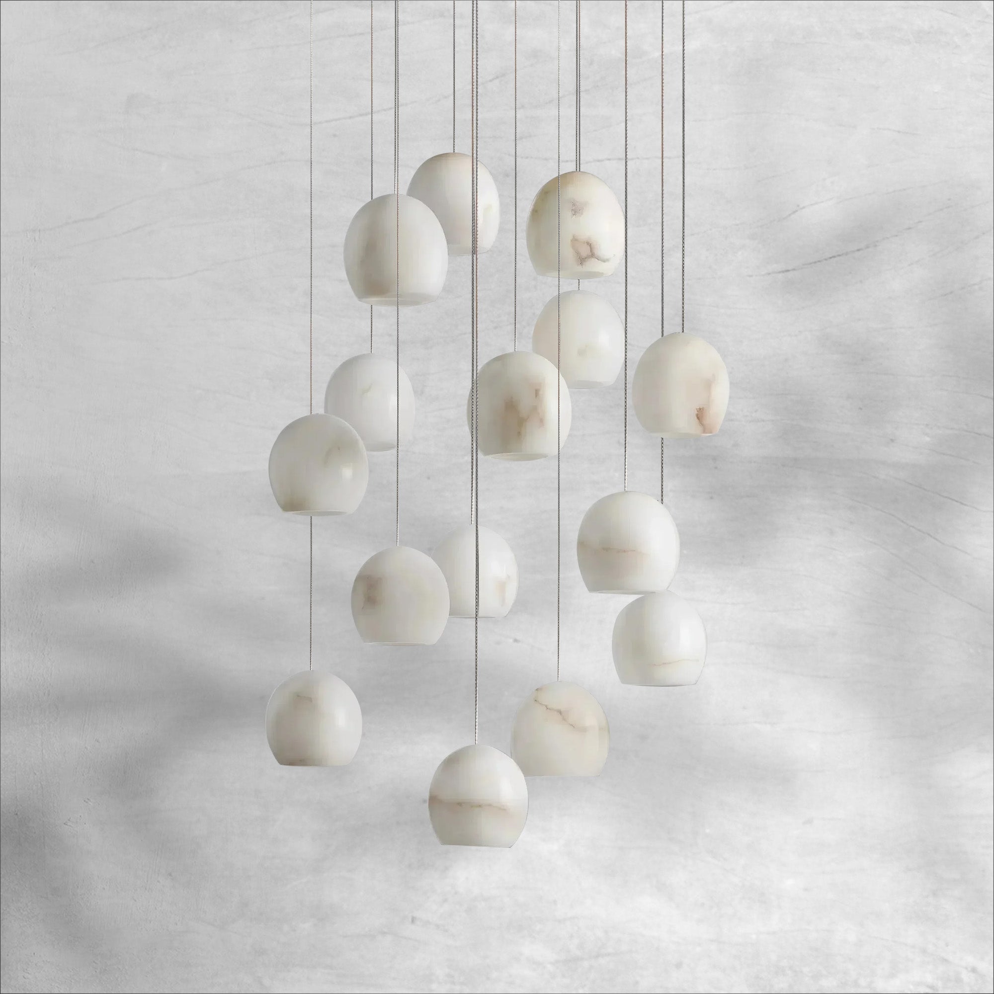 Maeva Round Chandelier 3/7/15/36 Light