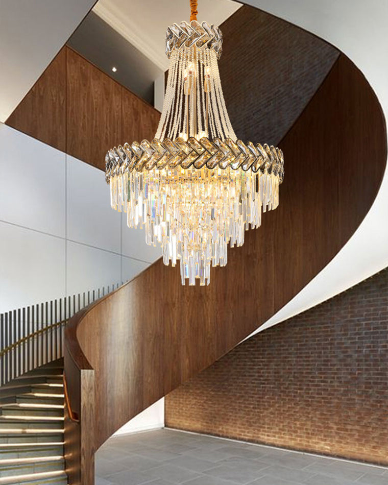 Aria Tiered Crystal Chandelier